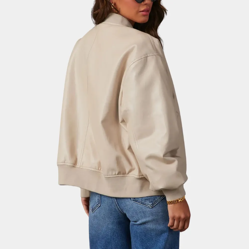 Women's Casual Leather Jacket